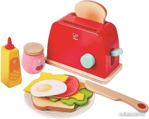 Набор игрушечной посуды Hape Вкусный завтрак E3190-HP