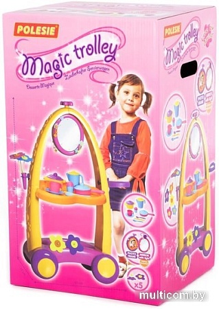 Набор игрушечной посуды Полесье Волшебный столик 4977