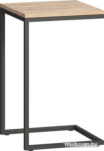 Приставной столик LoftyHome Мальборк 1627779 (дуб сонома/черный)