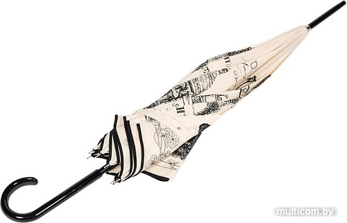 Зонт Guy De Jean 1012-LM Love Paris Crema long col18