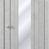 Межкомнатная дверь MDF-Techno Dominika Loft 402 40x200 (бетон белый/лакобель белый)
