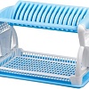Сушилка для посуды Эльфпласт EP065 (белый/голубой)