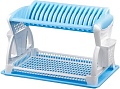 Сушилка для посуды Эльфпласт EP065 (белый/голубой)