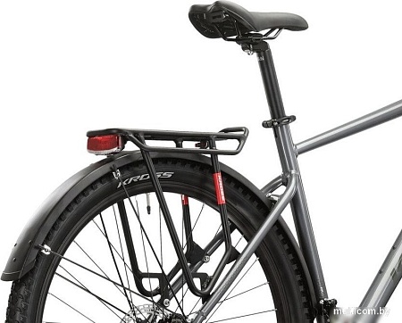 Велосипед Kross Hexagon 2.0 EQ 27.5 M/17" 2024 (серый/графит)