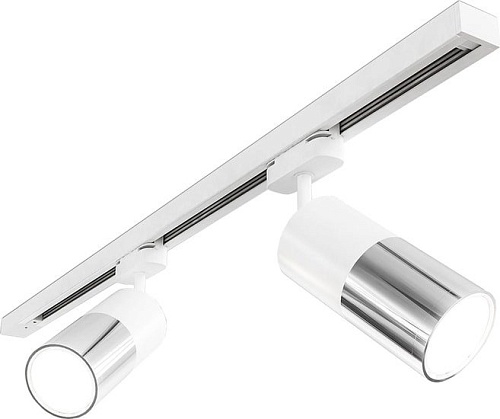 Трековый светильник Elektrostandard Avantag LTB27 6W 4200K (белый матовый/хром)