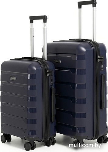 Чемодан-спиннер Pride PP-9602 (S, синий)