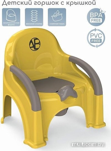 Детский горшок Amarobaby Baby chair AB221105BCh/04 (желтый)