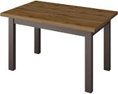 Кухонный стол Senira Кастусь 120-160x75 (дуб вотан/венге)
