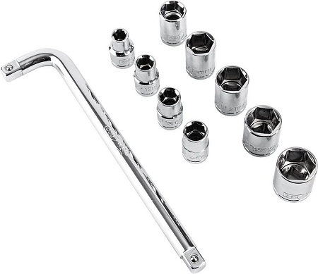 Набор трещотка с головками Deli DL2010T (10 предметов)