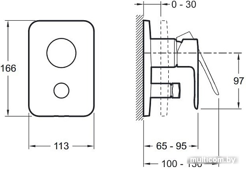 Смеситель Jacob Delafon July E98714-CP