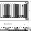 Стальной панельный радиатор Лидея ЛК 11-305 300x500