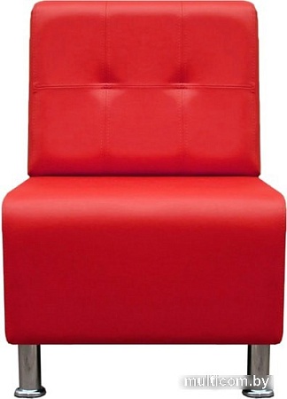 Интерьерное кресло Brioli Руди Р (экокожа, L19 красный)