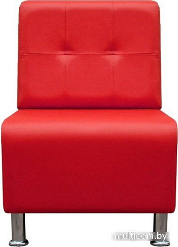 Интерьерное кресло Brioli Руди Р (экокожа, L19 красный)