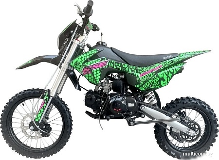 Мотоцикл BSE EX 17/14 Max13 (зеленый/розовый/неон)