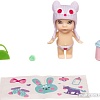 Кукла Bondibon OLY в шапочке-ушанке с животным ВВ3891