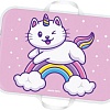 Ледянка Mega Toys Кот-единорог 22311 (розовый)