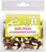 Лакомство для собак Dog Fest Филе утиное на кальциевой косточке 500 г