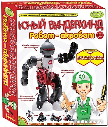 Набор для опытов Bondibon Науки с Буки Робот-акробат ВВ0989