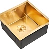 Кухонная мойка Milacio Denia 44 Steel MC.77438 (золотой)