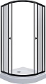 Душевой уголок Triton Альфа-Блэк 100х100 (с поддоном)
