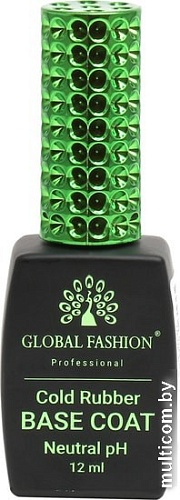 Основа Global Fashion Rubber Base Coat without Chemical 12 мл