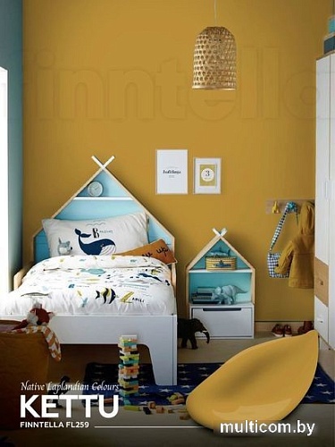 Краска Finntella Foxy Lapselli Matte Kettu F-50-1-3-FL259 2.7 л (желтый)