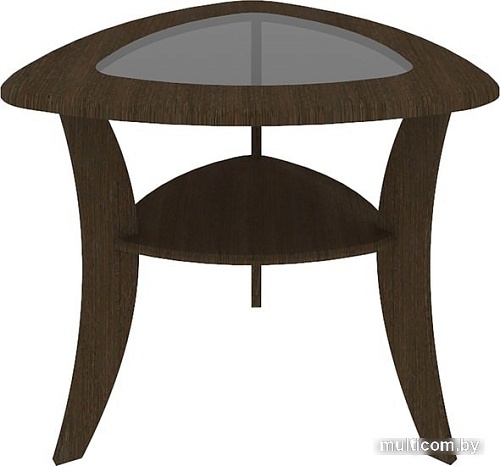 Журнальный столик Кортекс-мебель Лотос-5 км.00173 (венге темный)