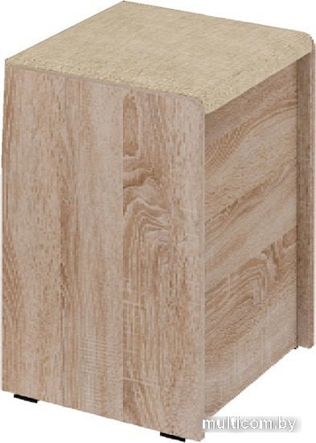 Пуфик Bon Mebel Чикаго малый тип 1 (дуб сонома/бежевая)