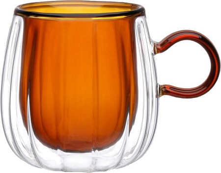 Кружка Mandarin Decor Акцент Бабл D1G11225H-250A (амбер)