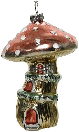 Елочная игрушка Kaemingk Гриб 028140