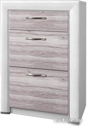 Комод Anrex Olivia 3S/56 (вудлайн кремовый/дуб анкона)