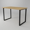 Кухонный стол Дабер 011 С11.12.2.9 (опора металл черный/гикори натуральный)