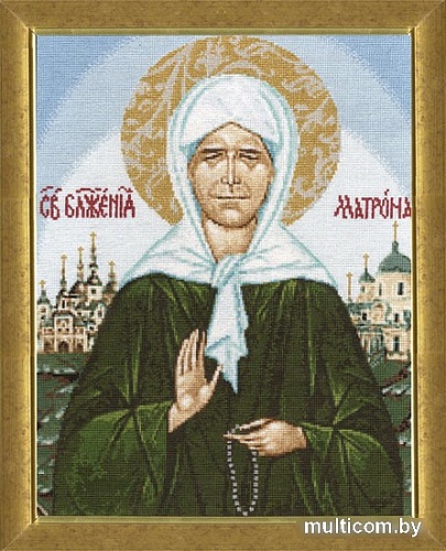 Набор для вышивания Золотое руно Икона Блаженной Матроны Московской ПИ-009