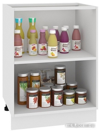 Шкаф напольный Кортекс-мебель Корнелия Мара НШ60р без столешницы (голубой)