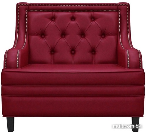 Интерьерное кресло Brioli Чикаго (экокожа, L16 вишневый)