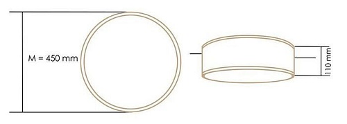 Припотолочная люстра Woodled Galactic Jupiter Chandelier M U-02-01-M