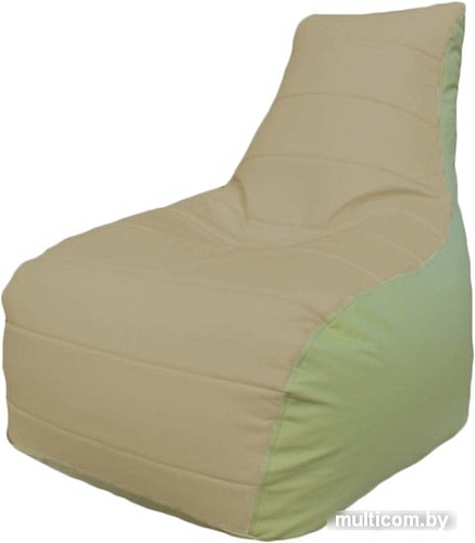 Кресло-мешок Flagman Бумеранг Б1.3-10 (бежевый/оливковый)