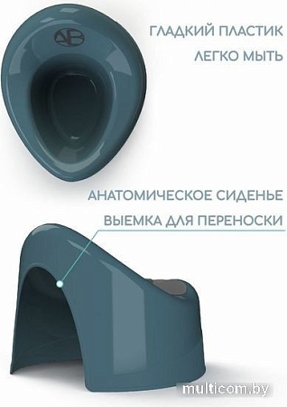 Детский горшок Amarobaby Fort AB221102F/18 (бирюзовый)