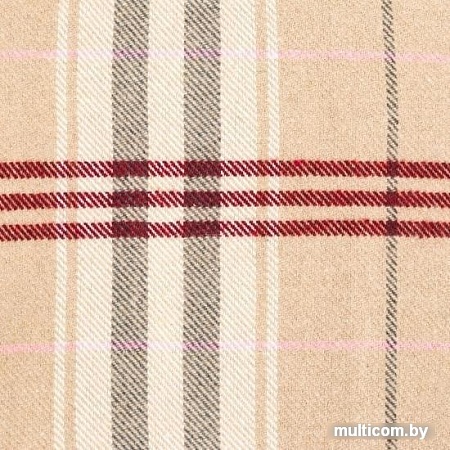 Плед Vladi Валенсия 140x200 (бежевый/красный)