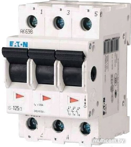 Выключатель нагрузки Eaton IS-20/3 3P 20A 12.5kA 3M 276260