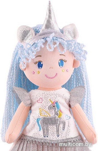 Кукла Maxitoys Лиза с голубыми волосами в платье MT-CR-D01202317-35