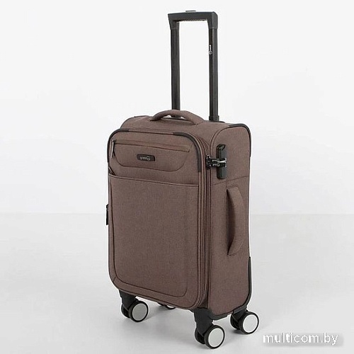 Чемодан-спиннер Grott 338-1001/3-20 (коричневый)