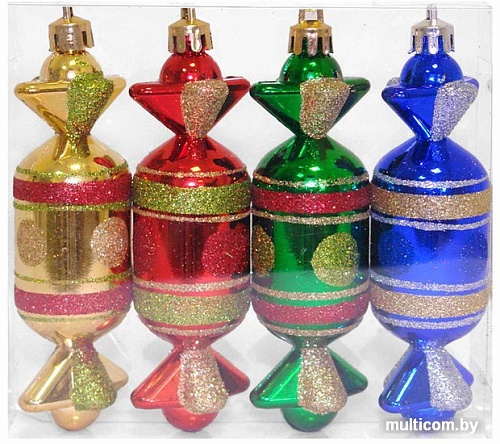 Елочные игрушки Волшебная страна PS12-4-1961 4 шт