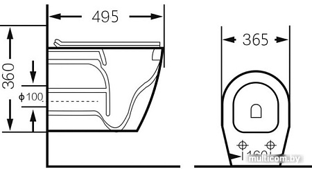 Унитаз Grossman GR-4459S