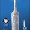 Электрическая зубная щетка Oral-B Vitality D100 Starterkit + 2 насадки (серый)