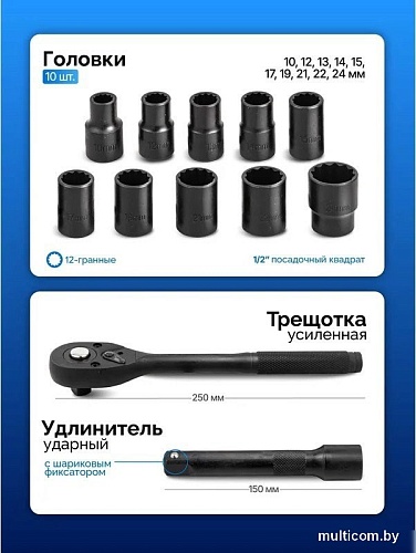 Универсальный набор инструментов FORSAGE F-4122-9 (64666)