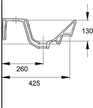 Умывальник Jacob Delafon Reve E4802 60x46.5