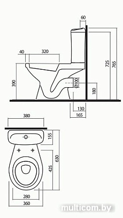 Унитаз Kolo Idol [19026-00U]