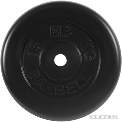 Диск MB Barbell Стандарт 26 мм (1x15 кг)