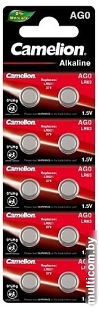 Батарейки Camelion AG0 10 шт. [AG0-BP10]